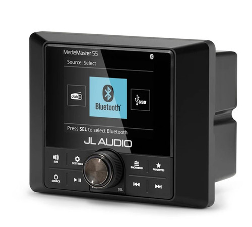 JL Audio MM55 2.8" LCD Marine Digital Media Receiver with Bluetooth Connectivity