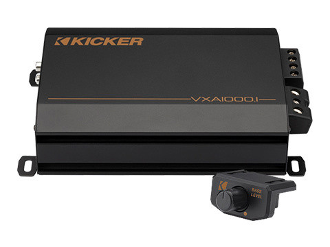 Kicker 53VXA10001 1000W RMS Monoblock Class D Car Subwoofer Amplifier