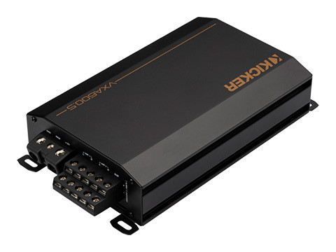 Kicker 53VXA6005 5-Channel Full Range Class D Car Amplifier – 75W RMS x 4 + 150W RMS x 1