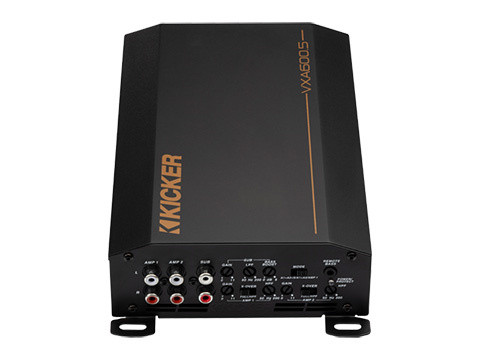 Kicker 53VXA6005 5-Channel Full Range Class D Car Amplifier – 75W RMS x 4 + 150W RMS x 1