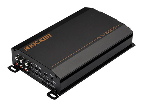 Kicker 53VXA6005 5-Channel Full Range Class D Car Amplifier – 75W RMS x 4 + 150W RMS x 1