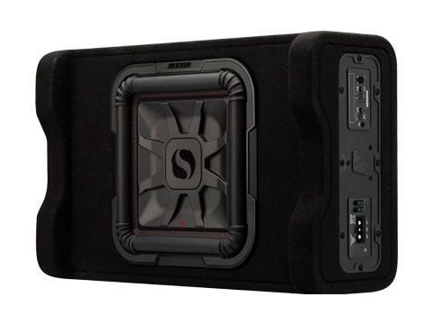 Kicker 53PL7TDF10 10" Powered Down-Firing Loaded Subwoofer Enclosure