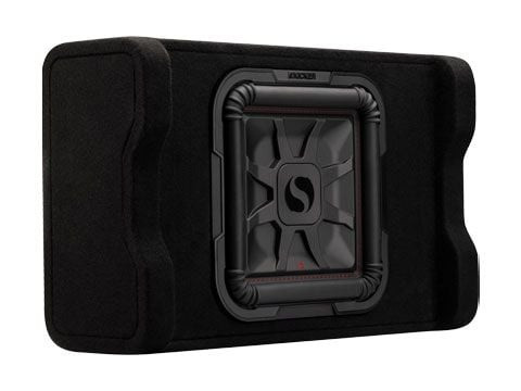 Kicker 53PL7TDF10 10" Powered Down-Firing Loaded Subwoofer Enclosure