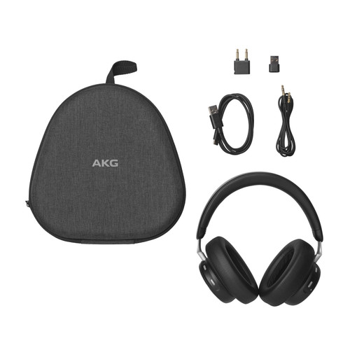 Open Box - AKG N9 Hybrid Wireless Over-Ear Noise Canceling Headphones - Black