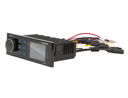 Alpine UTE-M701 Marine Digital Media Receiver with 2.8" Full-color TFT Display 