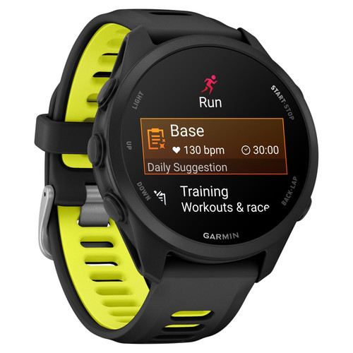 Garmin Forerunner 170 Sports & Fitness Smartwatch - Slate with Black / Amp Yellow Band