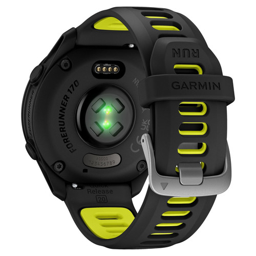 Garmin Forerunner 170 Sports & Fitness Smartwatch - Slate with Black / Amp Yellow Band