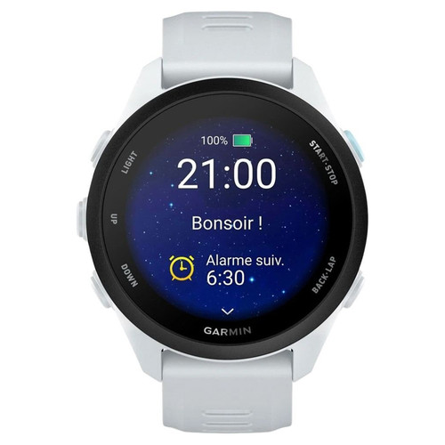Garmin Forerunner 70 Sports & Fitness Smartwatch - Slate with Whitestone Band