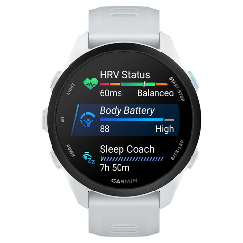 Garmin Forerunner 70 Sports & Fitness Smartwatch - Slate with Whitestone Band