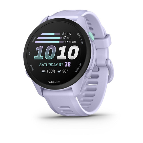 Garmin Forerunner 70 Sports & Fitness Smartwatch - Slate with Cool Lavender Band