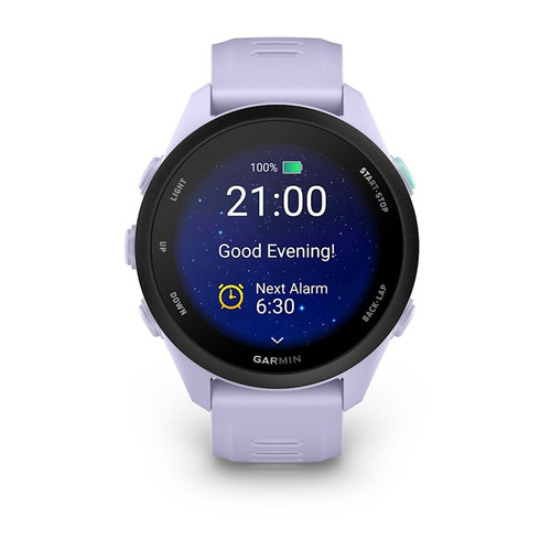 Garmin Forerunner 70 Sports & Fitness Smartwatch - Slate with Cool Lavender Band