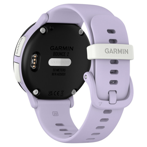 Garmin Bounce 2 Kids Smartwatch - Slate with Light Purple Band