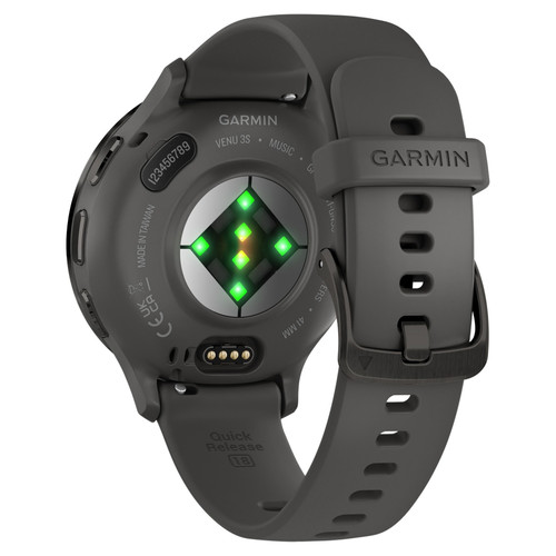 Garmin Venu 3S Fitness Smartwatch - Slate with Pebble Gray Band