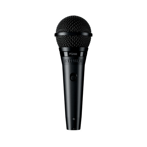 Shure PGA58-XLR Cardioid Dynamic Microphone with Switch & XLR-XLR Cable