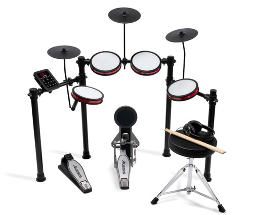 Alesis Turbo Pro Eight-Piece Electronic Drum Kit With Bluetooth