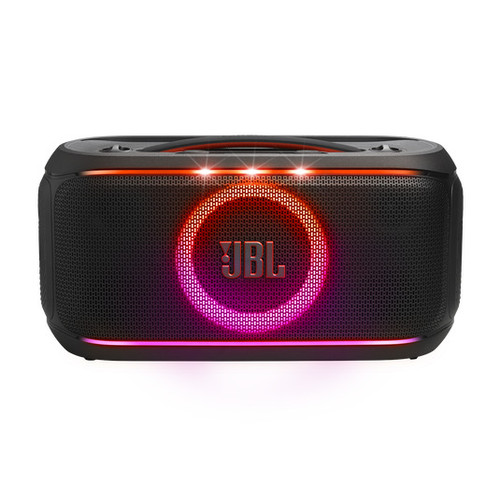 Open Box - JBL PartyBox On-the-Go 2 Plus Portable Party Speaker with Wireless Microphone (Black)