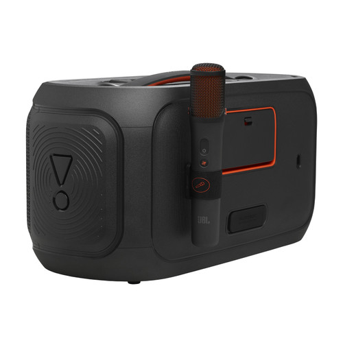 Open Box - JBL PartyBox On-the-Go 2 Plus Portable Party Speaker with Wireless Microphone (Black)