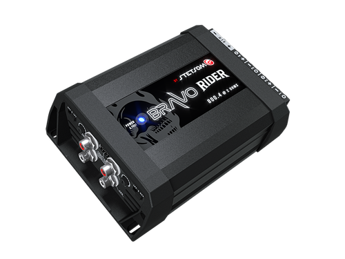 Bravo Rider 800.4 4-Channel Car Amplifier - 200W RMS x 4 at 2 Ohm