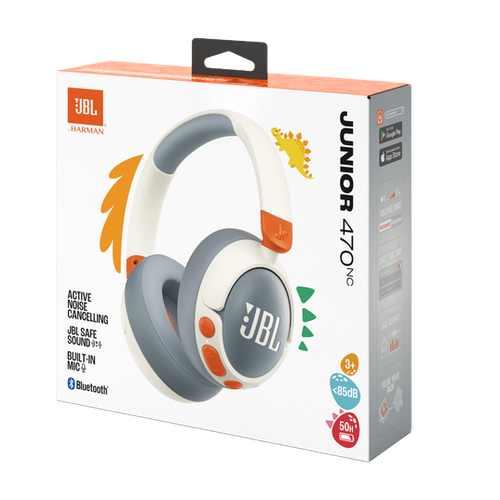JBL Junior 470NC Wireless Over Ear Noise-Cancelling Kids Headphones