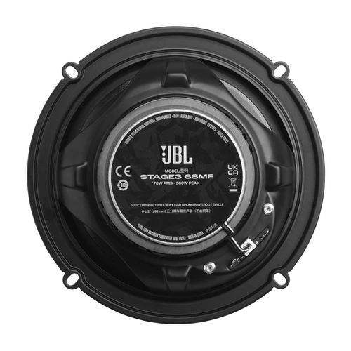 JBL Stage3 68MF 6-1/2" 70W RMS 3-Way Car Speaker - 4 Ohm (No Grille)