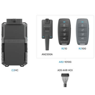 iDatastart RS-1010G-HCX All-In-One 1-Way 5-Button Remote Car Starter