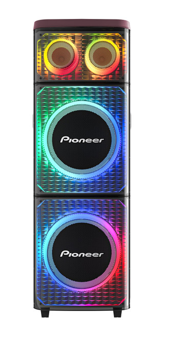 Pioneer PS122R1 Party Speaker with Mic, Remote & LED Lights 