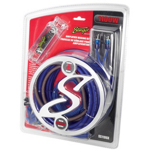 Stinger SS1100X 1100 Watt 4 Gauge Amplifier Wiring Kit