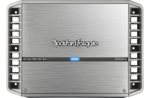 Rockford Fosgate PM400X4 Punch Series Marine 4-Channel Amplifier — 50W RMS x 4