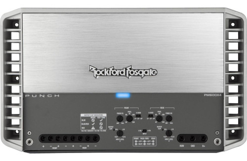 Rockford Fosgate PM600X4 Punch Series Marine 4-Channel Amplifier  — 75W  RMS x 4