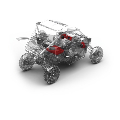 Rockford Fosgate Stage 3 audio upgrade kit for Yamaha YXZ