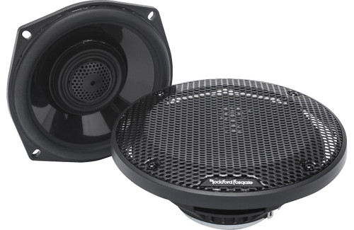 Rockford Fosgate 5-1/4" full-range Tour-Pak speakers for select 1998-2013 Harley-Davidson motorcycles