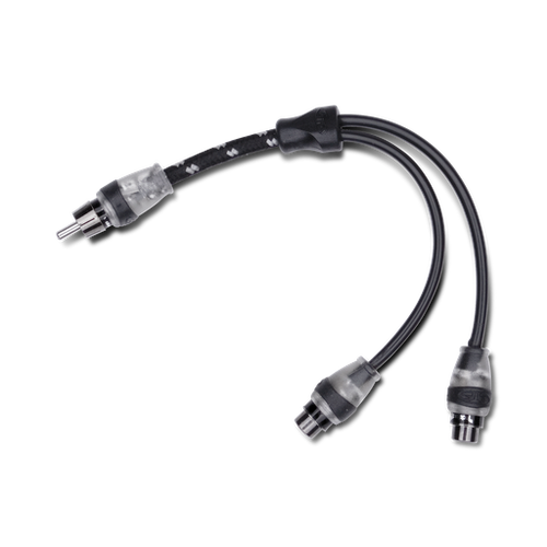 Rockford Fosgate RFITY-1M  Premium Y-Adapter 1 Male To 2 Female