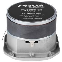 PRV Audio TW700Ti-CR High Power Titanium Bullet Tweeter (Chrome) - 8 Ohm