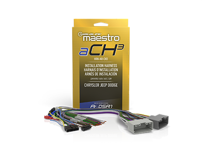 iDatalink Maestro HRN-AR-CH3 Amplifier Replacement T-Harness for Select Chrysler, Dodge, Fiat and Jeep Vehicles