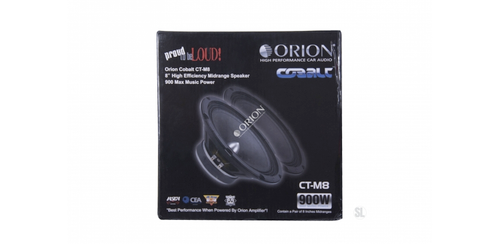 Orion Cobalt CT-M8 8" 225W RMS Midrange Speakers - 4 Ohm (Pair)