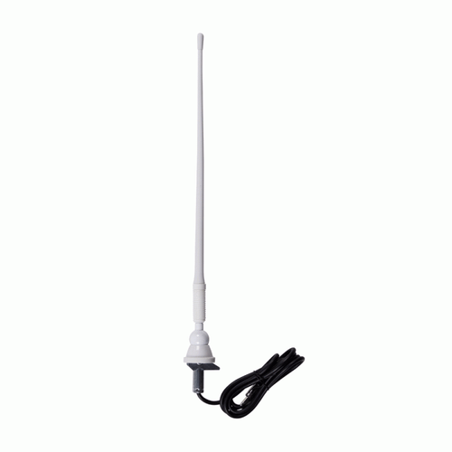 Metra 44-MAUS07R Universal White Marine Rubber Antenna