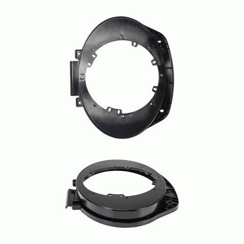 Metra 82-3018 6" - 6.75" Front Door Speaker Adapters for 2016-Up Chevy Camaro