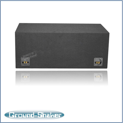 Ground Shaker NP212B Black 12" Dual Slot-Center Ported Sub Box