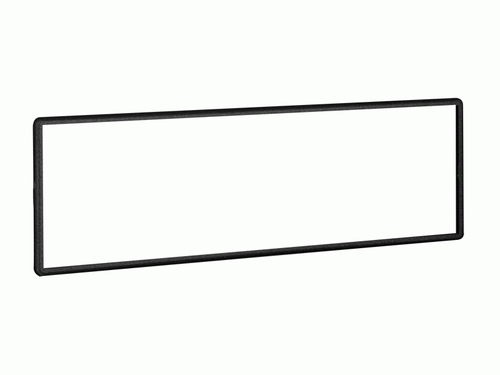 Metra 89-30-0125 Universal Single DIN 1/8" Trim Border