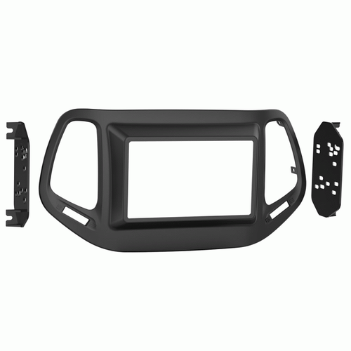 Metra 95-6545B Double DIN Dash Kit for Select 2017.5-Up Jeep Compass Vehicles