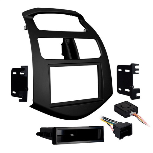 Metra 99-3309B-LC Single/Double DIN Stereo Installation Dash Kit for 2013-Up Chevy Spark