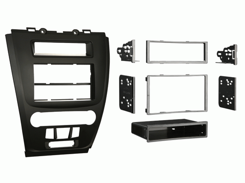 Metra 99-5821B Single or Double DIN Installation Dash Kit for 2010 Ford Fusion and Mercury Milan - Black