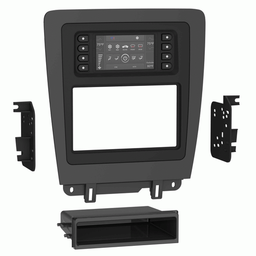 Metra 99-5839CH Single/Double DIN Dash Kit for Select 2010-2014 Ford Mustang Vehicles