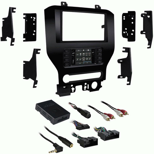 Metra 99-5840CH Single/Double DIN Dash Kit for Select 2015-Up Ford Mustang Vehicles