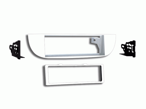 Metra 99-6515W Single DIN Car Dash Kit for 2012-2015 Fiat 500 - White