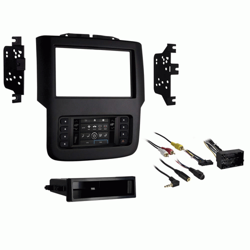 Metra 99-6527B Single/Double DIN Dash Kit for Select 2013-up Ram Trucks