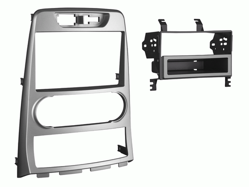 Metra 99-7339S Single DIN Installation Dash Kit for 2010-2012 Hyundai Genesis Coupe - Silver