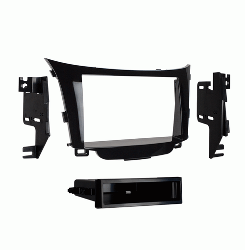 Metra 99-7357HG ISO Single DIN Installation Dash Kit w/Pocket For 2013-Up Hyundai Elantra GT