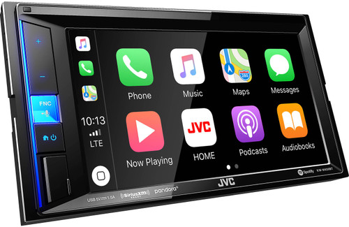 JVC KW-M650BT 6.2" Digital Media Receiver with Clear Resistive Touch Monitor & Apple Carplay