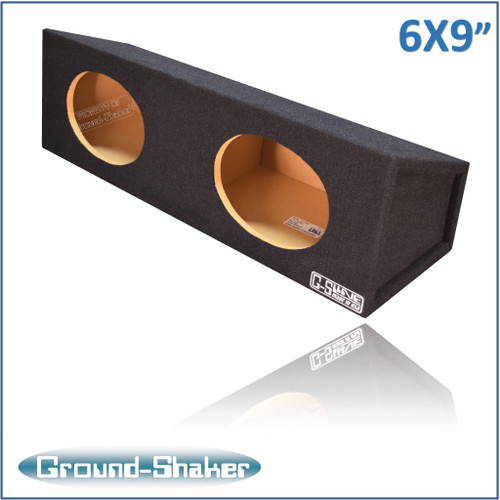 Ground Shaker XL269B Black "6x9" Dual Speaker Enclosure
